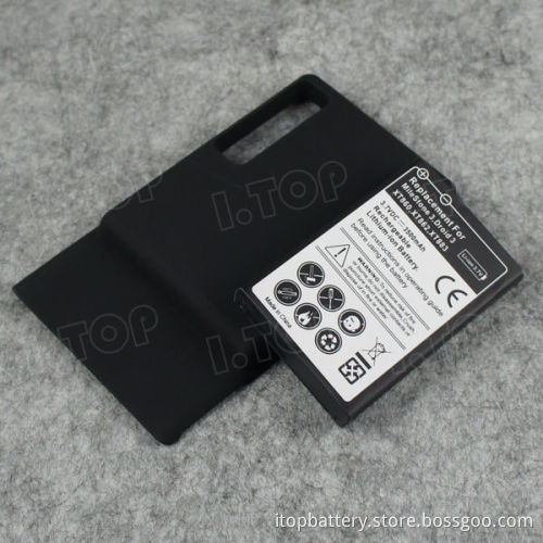 For Motorola Droid 3 XT862 extended battery with free back cover door ,3.7V 3500mAh, Made in china